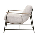 Brown Leather Strap Lounge Chair | Living Essentials Brando