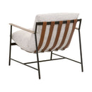 Brown Leather Strap Lounge Chair | Living Essentials Brando