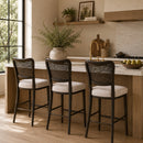 Cane-Back Counter Stool | Living Essentials Cela