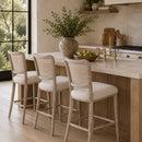 Cane-Back Counter Stool | Living Essentials Cela