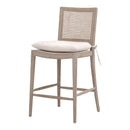 Oak Canework-Back Counter Stool | Living Essentials Blume