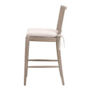 Oak Canework-Back Counter Stool | Living Essentials Blume
