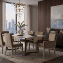 Brown Velvet Dining Armchair | Living Essentials Drake