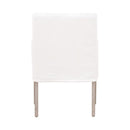 White Slipcover Dining Armchair | Living Essentials Drake