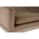 Brown Velvet Counter Stool | Living Essentials Drake
