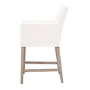 White Slipcover Counter Stool | Living Essentials Drake
