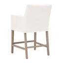 White Slipcover Counter Stool | Living Essentials Drake