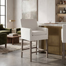 White Slipcover Counter Stool | Living Essentials Drake