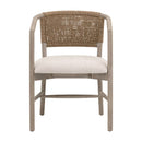 Modern European furniture - Jute Twine Back Accent Chair - www.oroa.com