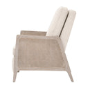 Beige Linen Recliner Chair | Living Essentials Leone