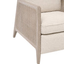 Beige Linen Recliner Chair | Living Essentials Leone