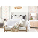 Cushioned Gray Oak Bench | Living Essentials Leone