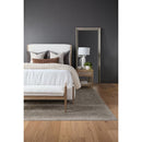 Cushioned Gray Oak Bench | Living Essentials Leone