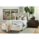 White Upholstered Bench | Living Essentials Keaton
