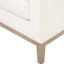 White Upholstered Bench | Living Essentials Keaton