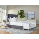 White Upholstered Bench | Living Essentials Keaton