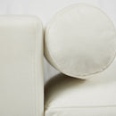 White Upholstered Bench | Living Essentials Keaton
