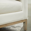 White Upholstered Bench | Living Essentials Keaton