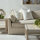Taper-Armed Outdoor Sofa | Living Essentials Thea