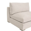 Beige Outdoor Modular Armless Chair | Living Essentials Newport