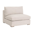 Beige Outdoor Modular Armless Chair | Living Essentials Newport
