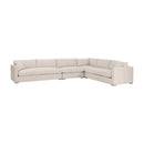 Beige Outdoor Modular Armless Chair | Living Essentials Newport