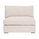 Beige Outdoor Modular Armless Chair | Living Essentials Newport