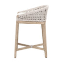 White Speckle Rope Counter Stool | Living Essentials Montecito
