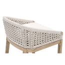 White Speckle Rope Counter Stool | Living Essentials Montecito