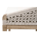 White Speckle Rope Counter Stool | Living Essentials Montecito