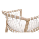 Hand-Wrapped White Rope Counter Stool | Living Essentials Pacific