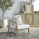 White Cushioned Club Chair | Living Essentials Pacific