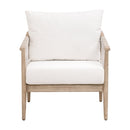 White Cushioned Club Chair | Living Essentials Pacific