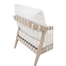 White Cushioned Outdoor Club Chair | Living Essentials Pacific
