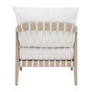 White Cushioned Outdoor Club Chair | Living Essentials Pacific