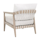 White Cushioned Outdoor Club Chair | Living Essentials Pacific