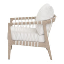 White Cushioned Outdoor Club Chair | Living Essentials Pacific