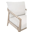 White Cushioned Outdoor Club Chair | Living Essentials Pacific
