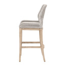 Woven Flat Rope Bar Stool | Living Essentials Loom