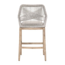 Woven Flat Rope Bar Stool | Living Essentials Loom