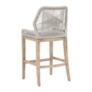 Woven Flat Rope Bar Stool | Living Essentials Loom