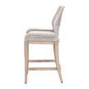 Woven Flat Rope Counter Stool | Living Essentials Loom