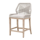 Woven Flat Rope Counter Stool | Living Essentials Loom