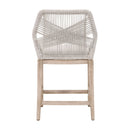 Woven Flat Rope Counter Stool | Living Essentials Loom