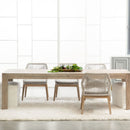 Woven Flat Rope Dining Chairs (2) | Living Essentials Loom