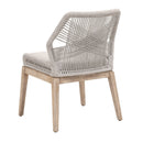 Woven Flat Rope Dining Chairs (2) | Living Essentials Loom