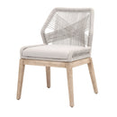 Woven Flat Rope Dining Chairs (2) | Living Essentials Loom