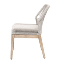 Woven Flat Rope Dining Chairs (2) | Living Essentials Loom
