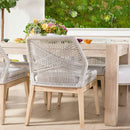 Woven Flat Rope Dining Chairs (2) | Living Essentials Loom