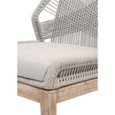 Woven Flat Rope Dining Chairs (2) | Living Essentials Loom